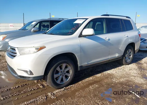 2012 Toyota Highlander Se from USA, damaged, VIN 5TDZK3EH2CS061191